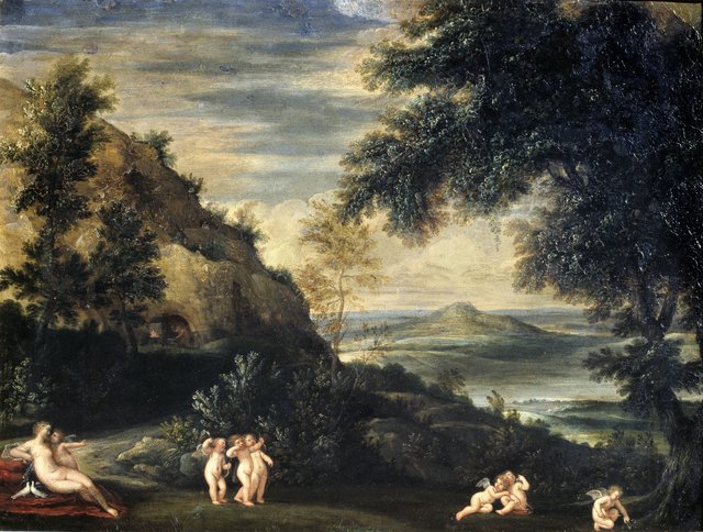 Landscape with Venus and Cupids by Francesco Albani