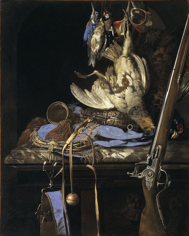 Dead Birds and Hunting Gear by Willem van Aelst