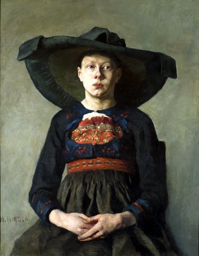 A Bavarian Peasant Girl by Hanna Hirsch-Pauli