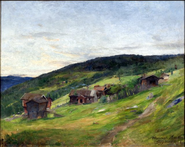 Landscape, Eggedal by Harriet Backer