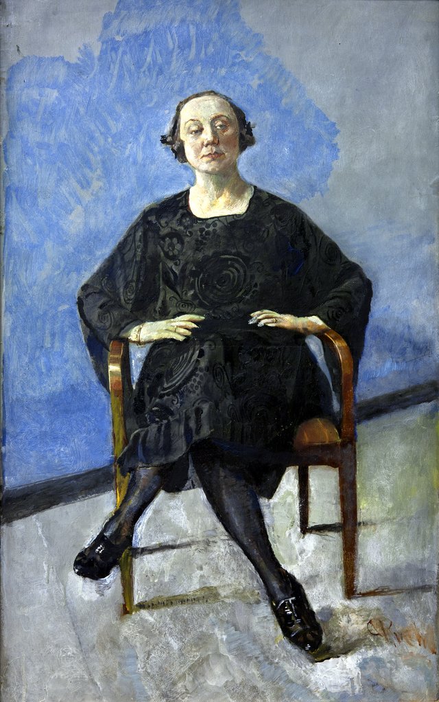 Naima Wifstrand, the Actress by Christian Krohg