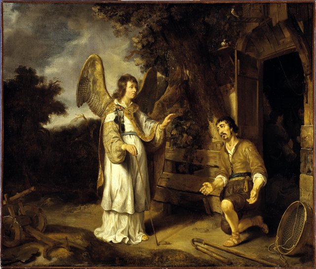 The Angel and Gideon by Gerbrand van den Eeckhout