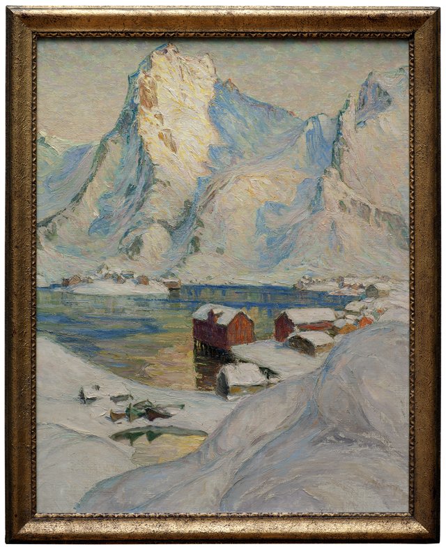 An Arctic Spring Day. Study from North Norway by Anna Boberg