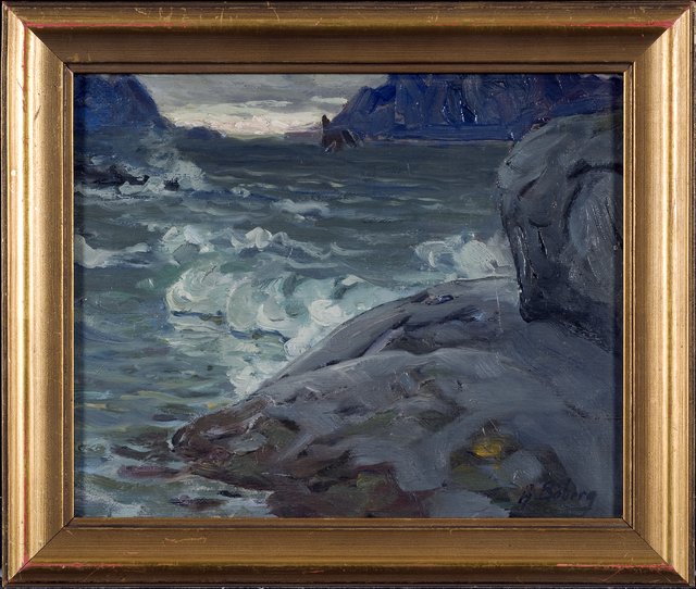 Beach. Study from North Norway by Anna Boberg