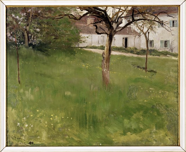 A Garden in Grez by Georg Pauli