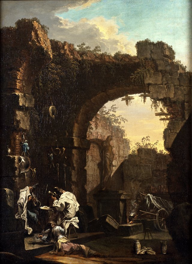 Concert in the Ruins by Alessandro Magnasco