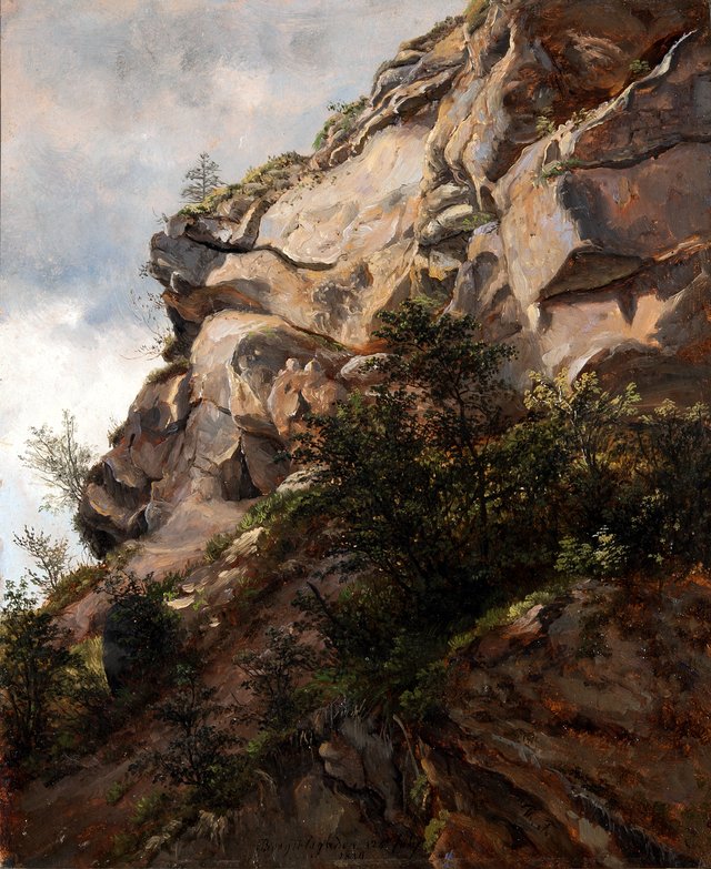 Rock at Berchtesgaden by Thomas Fearnley