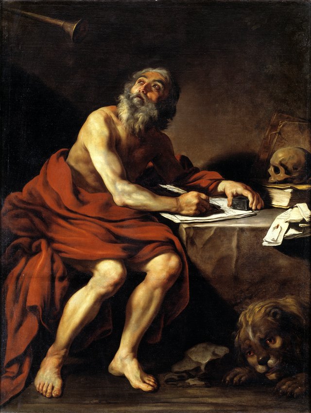 The Vision of St Jerome by Claude Vignon