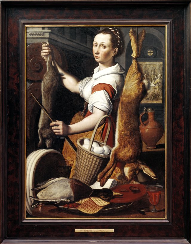 Kitchenmaid by Pieter Pietersz the Elder