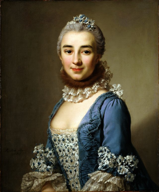 Unknown Lady, possibly Madame Deshanges by Alexander Roslin