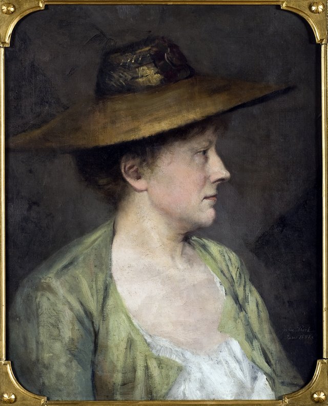 Kvinnoporträtt by Julia Beck