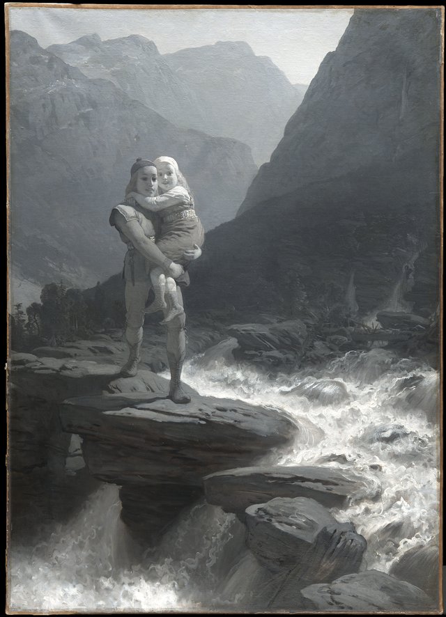 Frithiof and Ingeborg by August Malmström