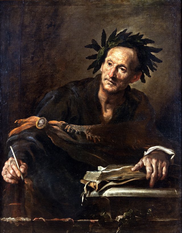 A Poet from Antiquity by Domenico Fetti