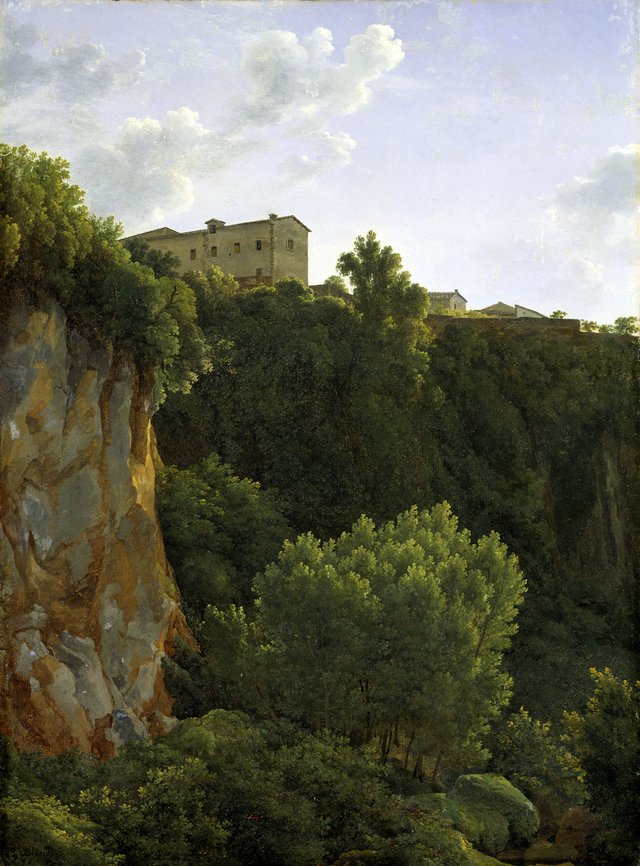 Gorge at Cività Castellana by Jean-Joseph-Xavier Bidauld