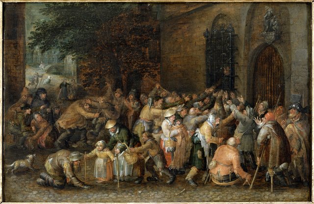 Distributing Alms by David Vinckboons