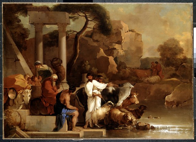The Departure of Jacob by Sébastien Bourdon