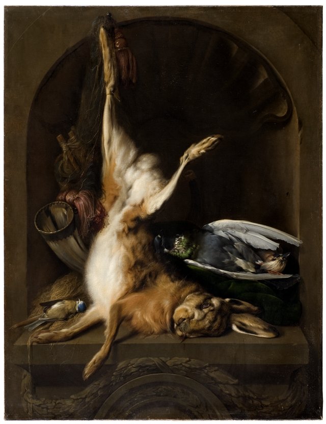 Still Life with a Hare by Jan Weenix