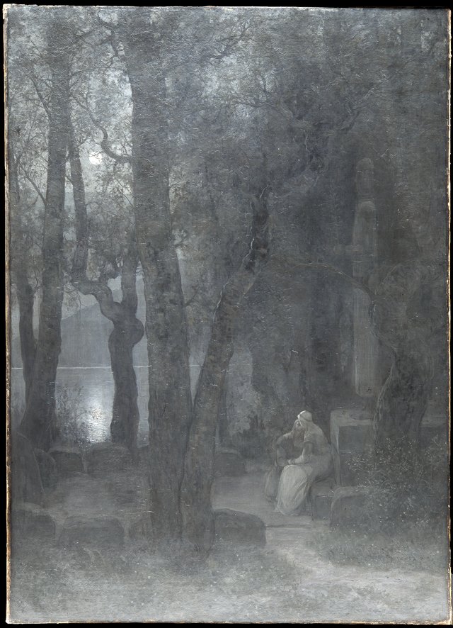 Frithiofs lycka (ur Frithiofs saga) by August Malmström