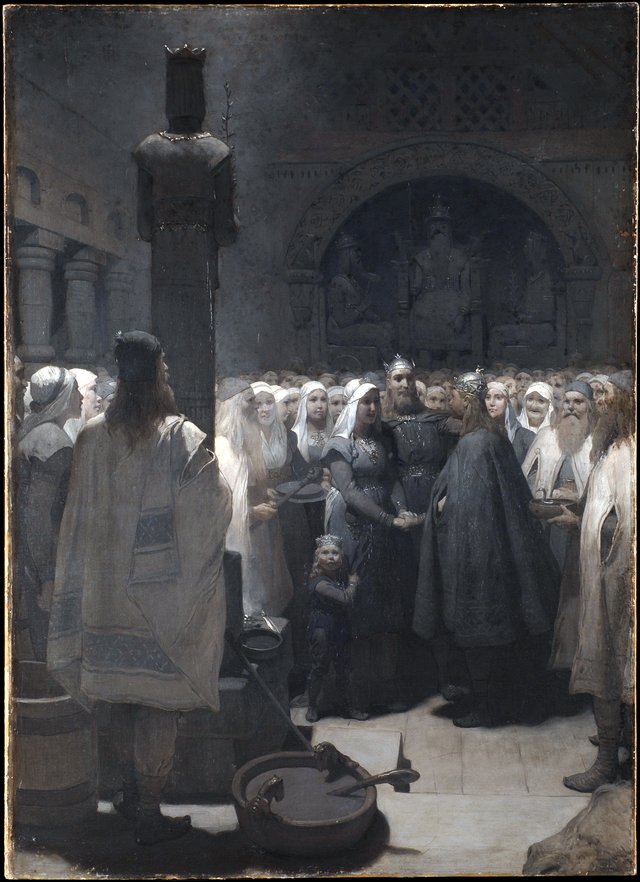The Reconciliation by August Malmström