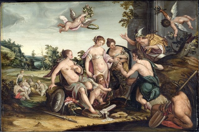 The Judgement of Paris by Hans von Aachen