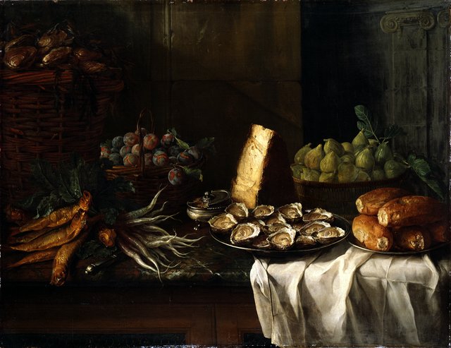 Breakfast Piece with Oysters by Alexandre-François Desportes