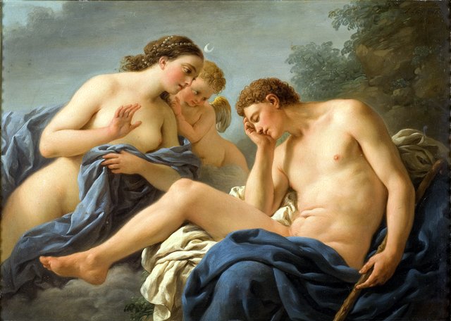 Diana and Endymion by Louis-Jean-François Lagrenée