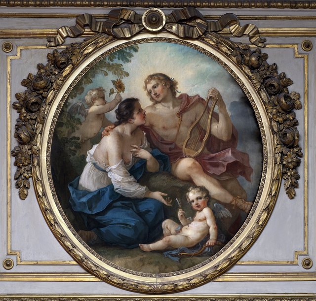 Apollo and Clythia by Charles Joseph Flipart