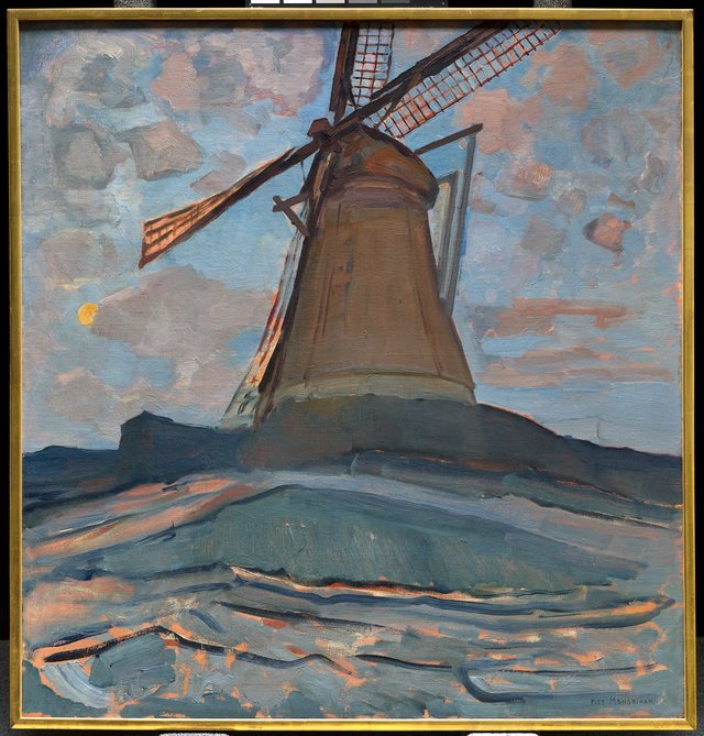 Windmill by Piet Mondrian