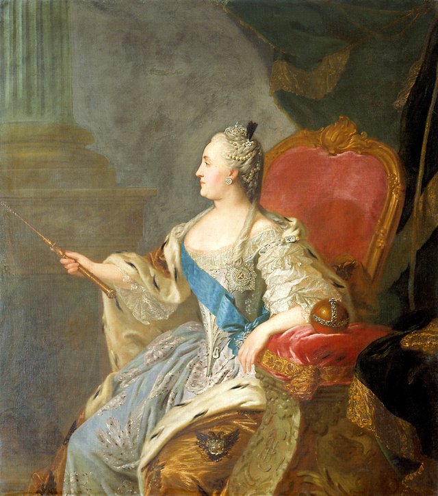 Portrait of Catherine II by Fyodor Rokotov