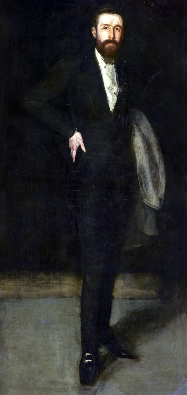 Arrangement in Black: Portrait of F. R. Leyland by James McNeill Whistler