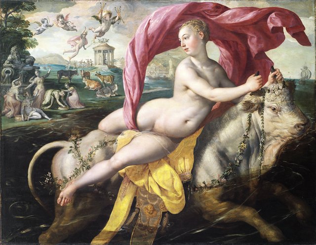 The Rape of Europa by Maerten de Vos
