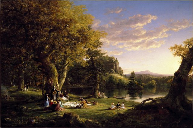 The Pic-Nic by Thomas Cole