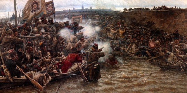 Yermak's Conquest of Siberia by Vasily Surikov