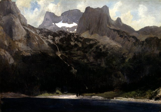 Alpine Lake by Fanny Churberg