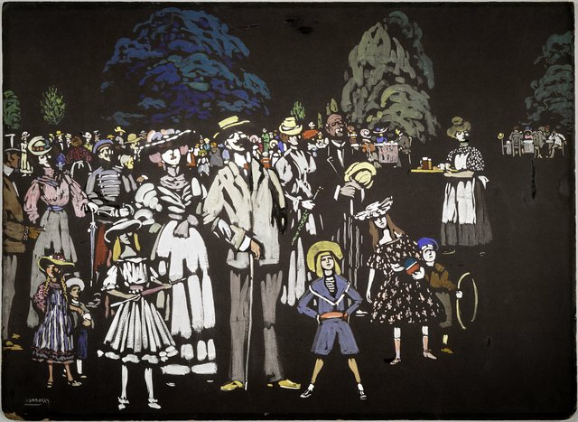 The Spectators by Wassily Kandinsky