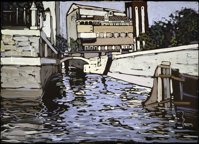 Memory from Venice 3 (Canal) by Wassily Kandinsky