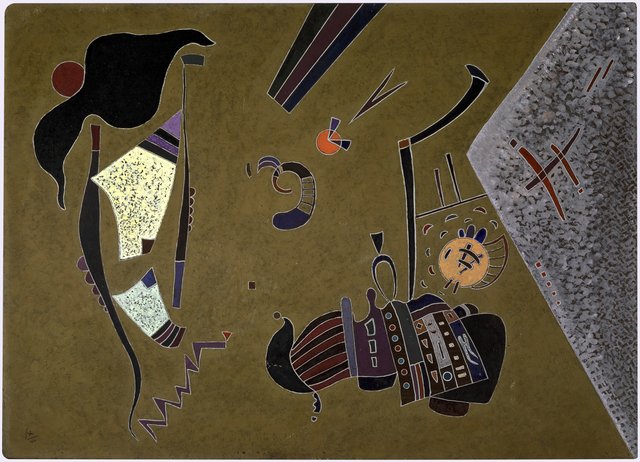 The Red Little Circle by Wassily Kandinsky