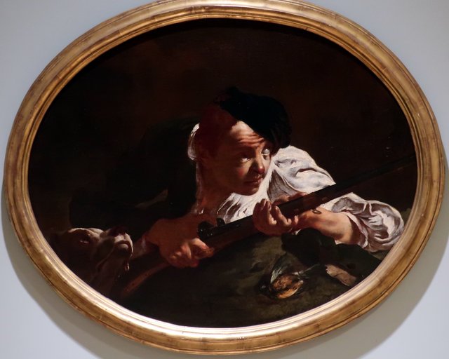 A Young Huntsman on the Watch by Giovanni Battista Piazzetta