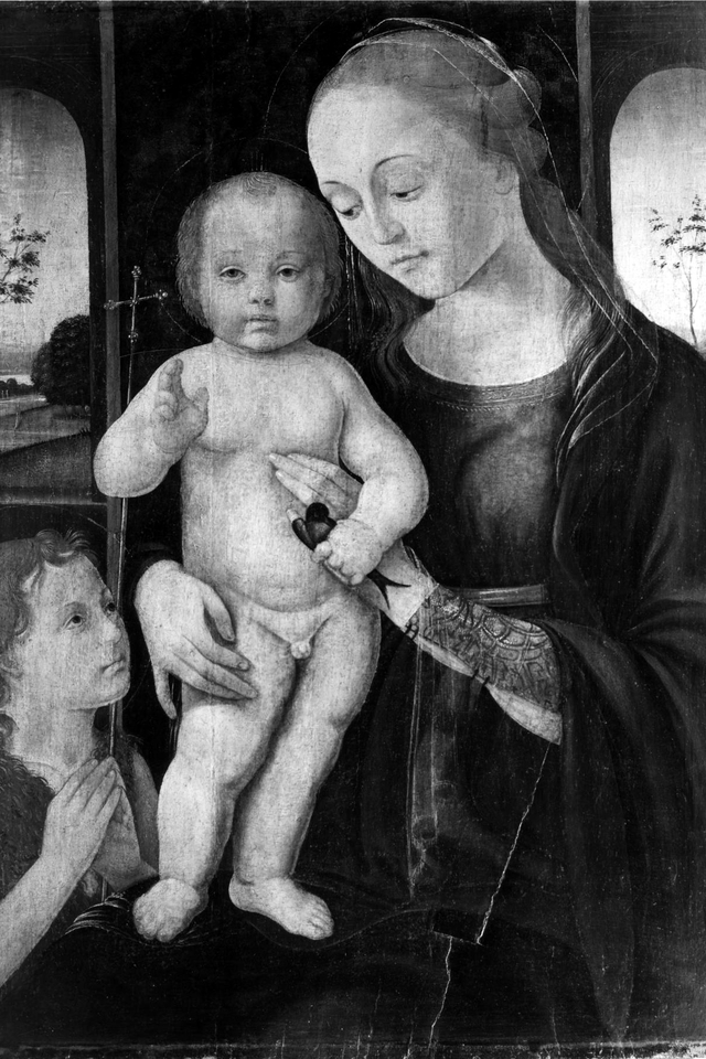 Madonna and Child with the Young St. John the Baptist by Biagio d'Antonio