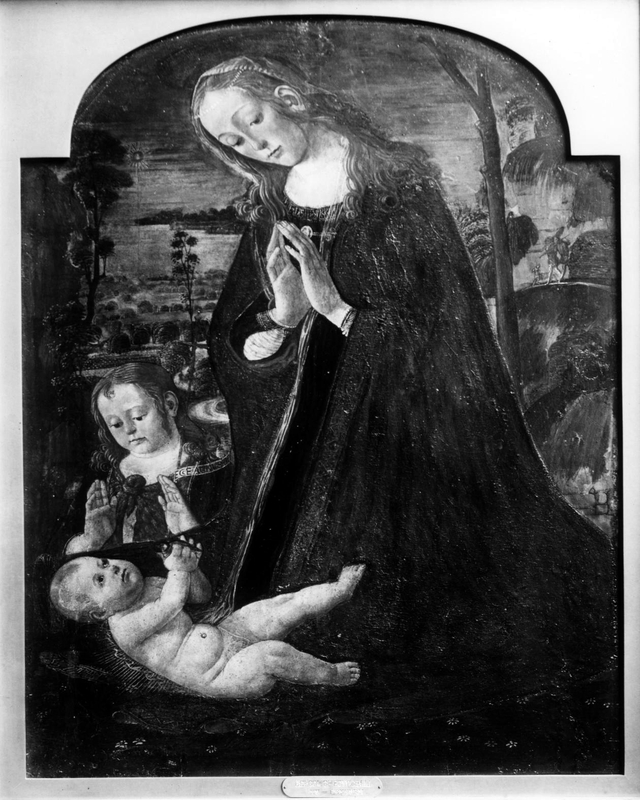 Madonna Adoring the Child by Jacopo da Sellaio