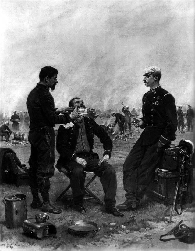 The Camp Barber by Édouard Detaille
