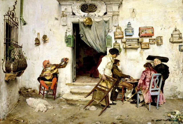 Figaro's Shop by José Jiménez Aranda