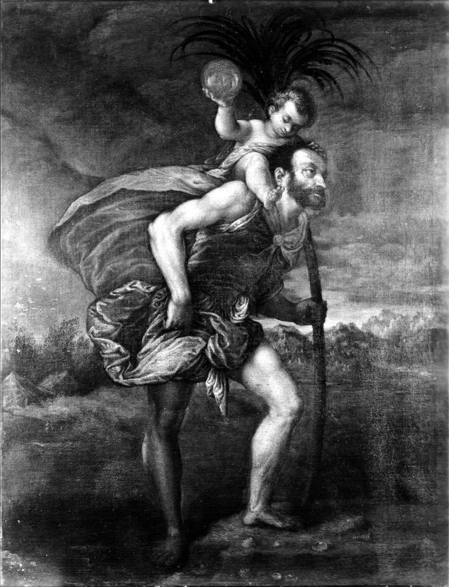 St. Christopher by Leandro Bassano