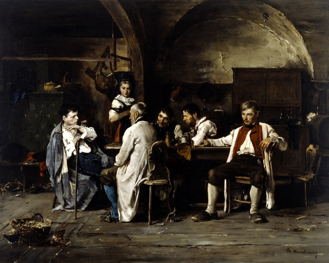 The Story of a Battle by Mihály Munkácsy