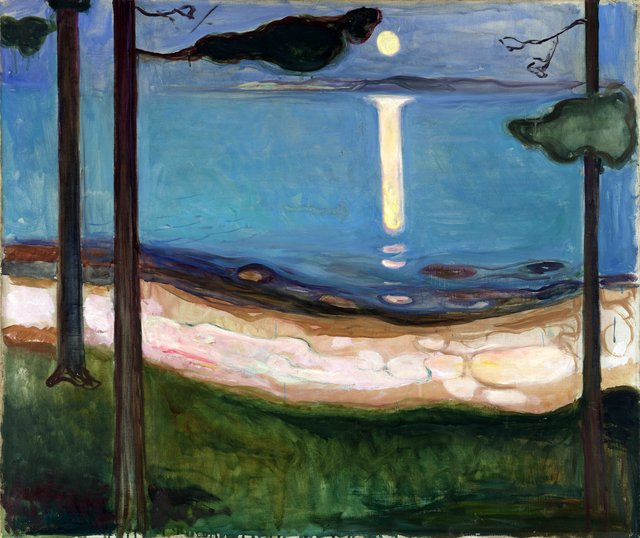 Moonlight by Edvard Munch