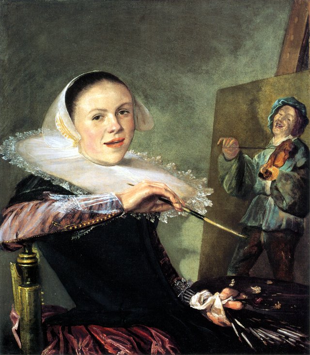 Self-portrait by Judith Leyster by Judith Leyster