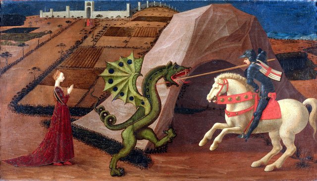 Saint George and the Dragon by Paolo Uccello