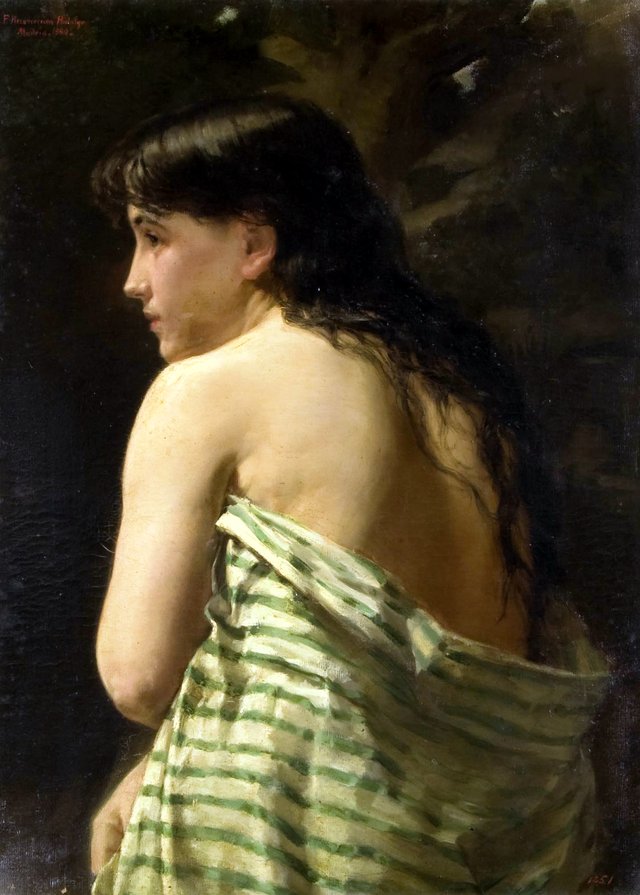 Jeune Philipine by Félix Resurrección Hidalgo
