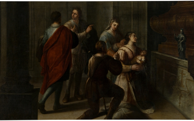 Juan García de Miranda - Sant Dídac ressuscita dos nens by Juan García de Miranda