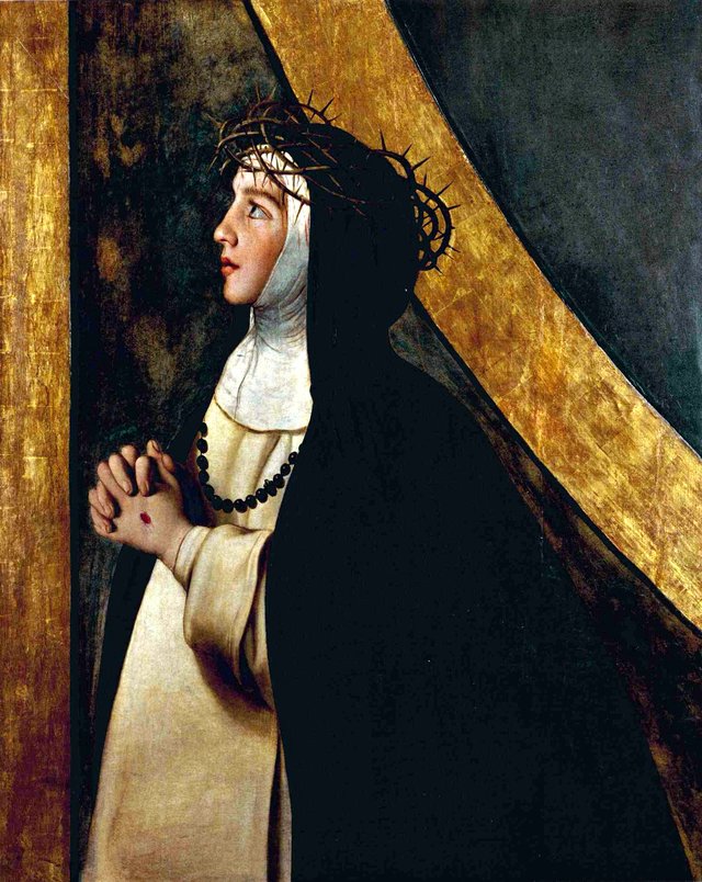 Juan Bautista Maíno - Santa Caterina de Siena by Juan Bautista Maíno